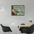 thumbnail image 3 of Sports Football Wall Art Motivational Pictures Wall Decor Team Inspirational Canvas Painting Print Home Modern Artwork Decorations Framed for Office Living Room Bedroom Bathroom 16 x 12 inch, 3 of 6