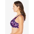 thumbnail image 3 of Comfort Choice Women's Plus Size Front-Close Satin Wireless Bra, 3 of 5