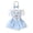 Light Blue, variant on Coerni My First Easter Day Outfit New Born Baby Girl Bunny Romper Dress Ruffle Sleeve Overall Bodysuit+Headband Princess Sweatshirt