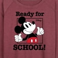 thumbnail image 3 of Mickey & Friends - Ready For School - Women's Lightweight French Terry Long Sleeve Shirt, 3 of 5