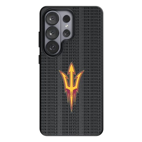 Keyscaper Arizona State Sun Devils Text Backdrop Galaxy Magnetic Bump Case