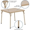 thumbnail image 3 of BizChair Kids Tan Folding Game and Activity Table - Toddler Table for Daycare Center, 3 of 9