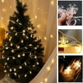 thumbnail image 5 of LED Christmas Lights Snowflake String Lights 16ft 50 LED Fairy Lights Battery Operated Twinkle Lighting Indoor Outdoor Hanging Decor for Bedroom Home Party Xmas Tree(Warm White,1Pack), 5 of 5
