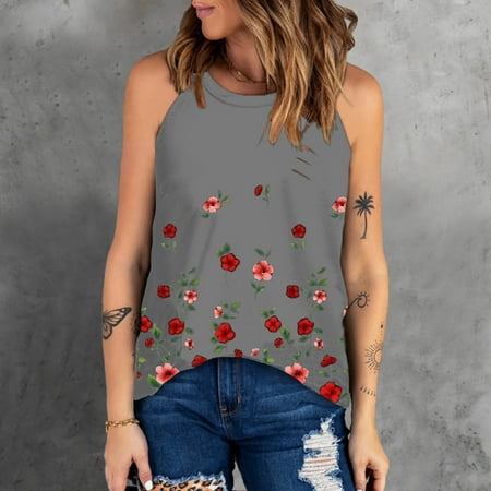 

KaLI_store Short Sleeve Shirts For Women Long Lace Beauty Back Undershirt Women No Underwire Bra Vest 2 in 1 Hollow Lace Ladies Underwear Bras Grey L