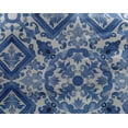 thumbnail image 5 of oneOone Georgette Viscose Medium Blue Fabric Block Fabric For Sewing Printed Craft Fabric By The Yard 42 Inch Wide-HE, 5 of 6