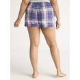 thumbnail image 2 of Joyspun Women's Woven Pajama Boxer Shorts, 3'' Inseam, Sizes XS-3X, 2 of 5