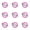 Pink, variant on Dog Training Ring Toy, Durable TPR Rubber Interactive Fetch Tug of War Toy for Small Medium Large Dogs, Floating Chew Toy for Aggressive Chewers, Outdoor Exercise Boredom Relief
