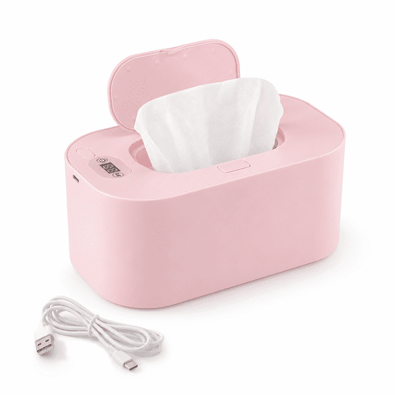 Wipe Warmer with Digital Display,Large Capacity Wipes Dispenser,3 Modes of Temperature Heating Control,Warms Quickly and Evenly,Comfort and Safety for Women Baby