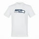thumbnail image 3 of NFL Playera Aficionado Básica Seattle Seahawks Blanco para Hombre, Talla Chica, 3 of 9