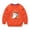 Orange, variant on Odeerbi Kids Boys Girls Halloween Ghost Crewneck Sweatshirts Fall Winter Cotton Sweatshirt Kids Kids Cute Solid Color Halloween Print Long Sleeve Sweatshirts Top Kids Clothes Red