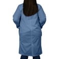 thumbnail image 3 of Panda Uniform by HeedFit Unisex 40" Lab Coat, 8XL, Ceil Blue, 3 of 7