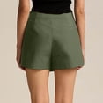 thumbnail image 4 of EYNMVR Women's Casual Mid Waist Skorts Wrap Front Business Casual Outfit Skirt Shorts, 4 of 6