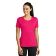 thumbnail image 1 of Sport-Tek Ladies PosiCharge Tough Tee S Rosa Frambuesa deporte-tek LST320, 1 of 1