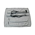 thumbnail image 3 of BRIS Boat Bimini Top Gray 600D Polyester Aluminum Frame Bimini Top (32"-34" W x 45" H x 55" L), 3 of 6