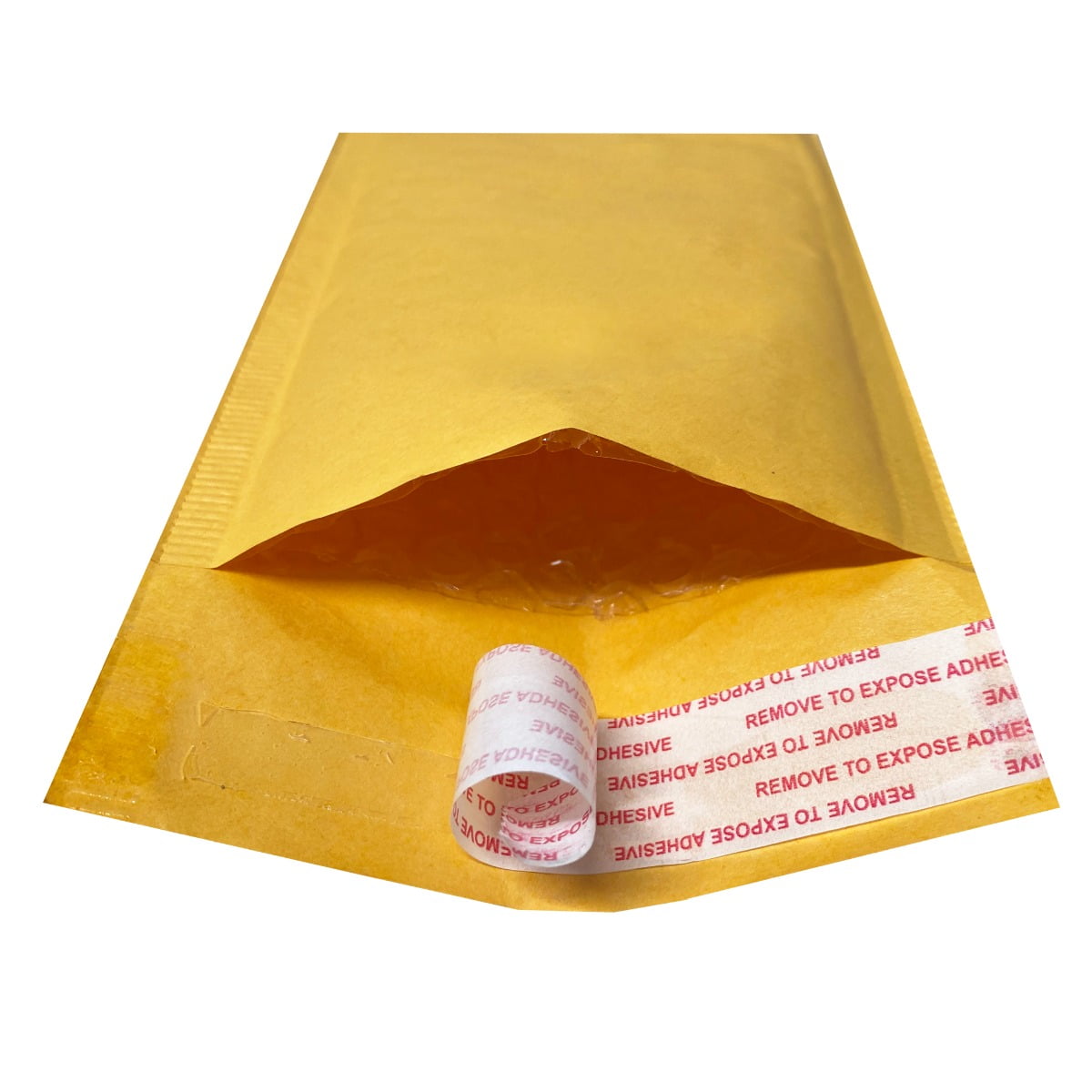 StarBoxes 250 Kraft Bubble Mailers 4x8" - #000 Self-Seal Padded Envelopes