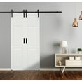 thumbnail image 2 of Millbrooke 36x84 Center Opening Vinyl Barn door kit White, 2 of 4