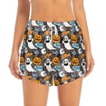 thumbnail image 2 of Daiia Happy Halloween2 Pattern Women's 2 in 1 Running Shorts - Lightweight Athletic Workout Gym Yoga Shorts Liner with Phone Pockets-Small, 2 of 7