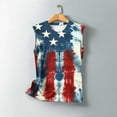 thumbnail image 5 of Fourth of July Tank Women Memorial Day Tank Memorial Day Tank Tops for Women Fourth of July Women Top Women's Casual Independence Day Sleeveless Round Neck Tops, 5 of 5