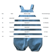 thumbnail image 4 of Ruyang Toddlers Denim Overalls Solid Loose Wide Leg Roll Jumpsuits Summer Baby Boys Girls Comfortable Active Rompers, 4 of 7