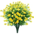 thumbnail image 4 of ZOELNIC 6pcs Artificial Flowers Outdoors, UV Resistant Plastic Flower Plants for Outdoor, for Garden Patio Porch Window Box Home Wedding Decor, 4 of 9