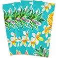 thumbnail image 2 of Kitchen Towels Flowers & Pineapples Pattern Cleaning Towel Absorbent Hand Towels Tea Towels for Home Restaurant Dish Clean 28" x 18", 1PC, 2 of 7