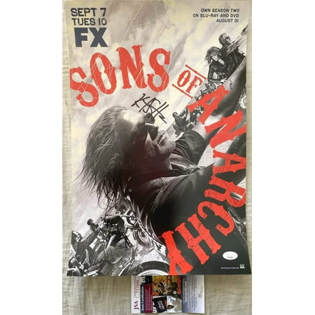Kurt Sutter Autographed Sons Of Anarchy 2010 San Diego Comic-Con Poster Jsa