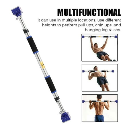 Fitness Pull Up Bar Chin Up Horizontal Bar Adjustable Doorway Exercise High Bar For Home Gym | Walmart Canada