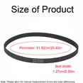 thumbnail image 2 of TOP-MAX WH01X24697 Clothes Washing Machine Drive Belt Replacement, Fit for GE, Hotpoint Top Load Washing Machines, Replace AP6037512, 4585709, PS11767488, 2 of 6