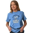thumbnail image 3 of I Need My Daily Iron Golfer Golf Joke Plus Size Crewneck Graphic Tee Shirt Brisco Brands 3X, 3 of 5