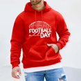 thumbnail image 2 of toraway Chandails en Molleton à Col Rond Hommes Simples Imprimés avec Poche et Cordon de Serrage Sweat à Capuche Décontracté Ample Confortable Tendance pour Affaires S, 2 of 4