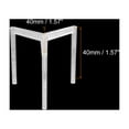 thumbnail image 2 of Unique Bargains Pizza Saver Stand, 100pack  Plastic Tripod Stack for Pizza Boxes, Catering Boxes, Restaurant Container(White), 2 of 5