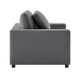 thumbnail image 3 of Comfort Pointe Casella Modern Charcoal Fabric Polyester Arm Chair, 3 of 7