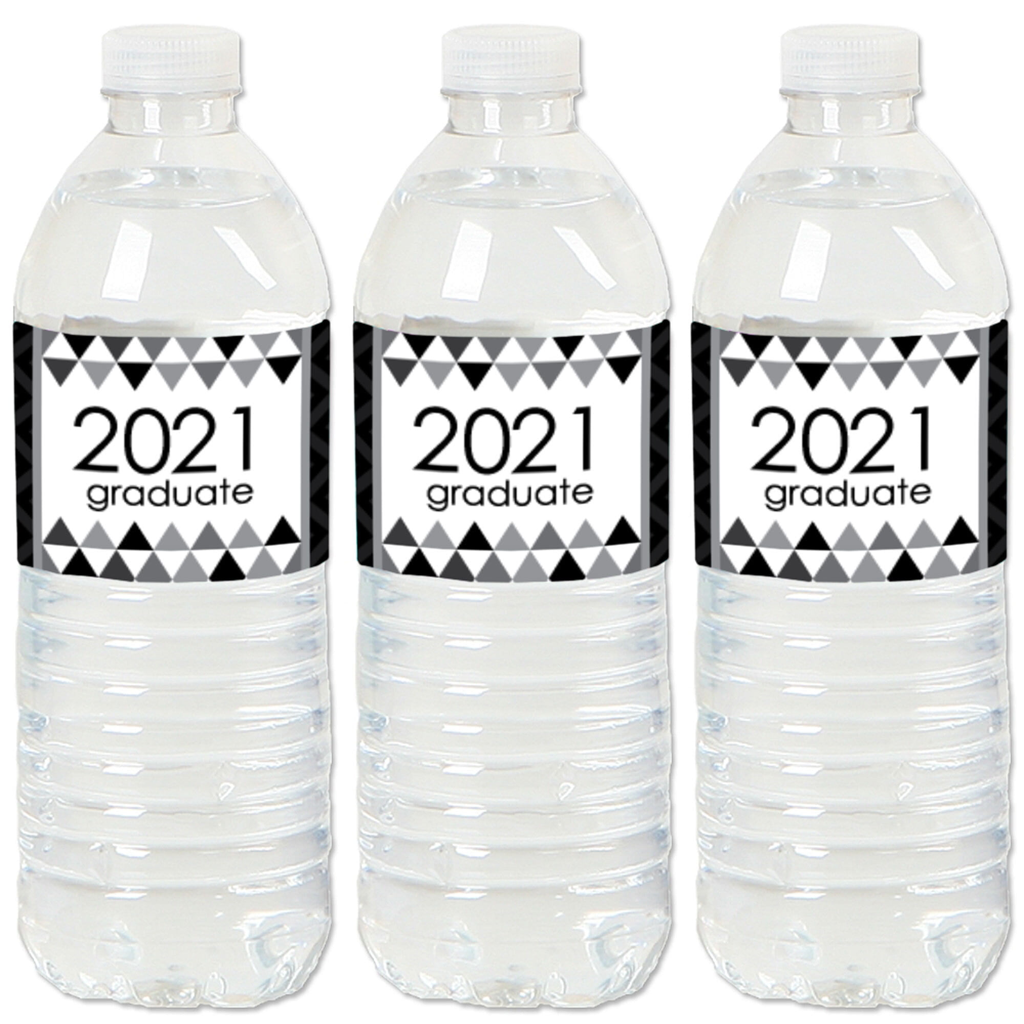 Big Dot Of Happiness Black And White Grad Best Is Yet To Come 21 Black And White Graduation Party Water Bottle Sticker Labels Set Of Walmart Com Walmart Com
