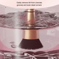 thumbnail image 4 of Electric Makeup Brush Cleaner, Automatic Makeup Brush Cleaner Machine, 7000 RPM Makeup Brush Cleaner and Dryer, Transparent Design, Two Cleaning Modes, Supports Various Brush Sizes, 4 of 7