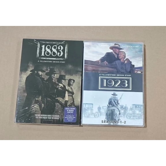 1923: The complete series , Season 1-2 1883 ( 9-Disc-DVD,Box-Set ) New sealed !