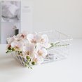 thumbnail image 3 of Shenmeida Artificial Orchid Stems Set of 3 Real Touch Orchid Blooms Fake Phalaenopsis Flower Home Wedding Decoration, 3 of 7