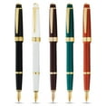 thumbnail image 4 of Cross Bailey Light Polished Burgundy Resin and Gold Tone Medium Nib Fountain Pen, 4 of 4