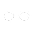 thumbnail image 1 of Collar de perlas de plata Minnieouse para mujer 2piezas Blanco 45cm, 1 of 6