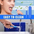 thumbnail image 3 of 2 Pack Tongue Scraper Tongue Brush, Tongue Scraper Cleaner, 3 of 5