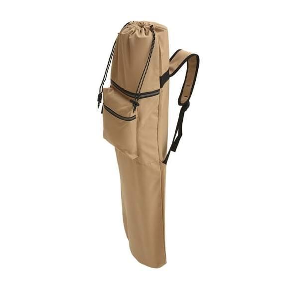 Double Rocker Skateboard Backpack Land Surfboard Bag Longboard Bag Skateboard Carry Bag Accessories,Khaki L,1 x skateboard bag,khaki