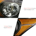 thumbnail image 6 of DNA Motoring For 08-12 Honda Accord Sedan JDM Black Amber Corner Headlight Lamps Pair, 6 of 6