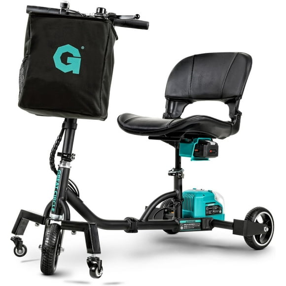 G Brand Folding Mobility Scooter - 48V 2Ah Removable Battery, Lightweight, Long