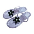thumbnail image 2 of AXXD Sandals for Women 6.5 Summer Flower Flat Bottom Sandals Comfortable Flip Toe, 2 of 6