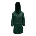 thumbnail image 3 of Yubnlvae Women's Fashion Overcoat Fashionable Women's Long Sleeve Solid Pocket Jacket Lapel Belted Trench Coats Green, 3 of 7