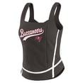 thumbnail image 2 of Women's WEAR by Erin Andrews Pewter Tampa Bay Buccaneers Square Neck Tank Top, 2 of 5