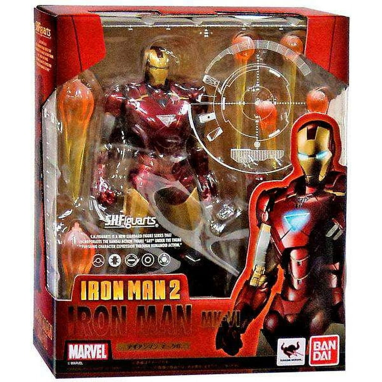 SHFiguarts アイアンマン MK-VI S.H. Figuarts Iron Man MK VI Action Figure - Walmart.com