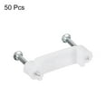 thumbnail image 3 of Unique Bargains Cable Clips with Steel Nail, 50Pcs 21mm/0.83' Plastic Cable Wire Clips, Ethernet Cable Clips Nail in Cable Clips, Red, 3 of 6