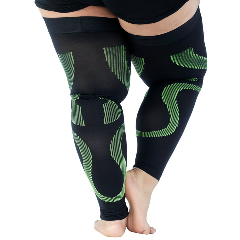 LxsGo BLACK Calf Compression Sleeves Women & Men Nurses Runners Leg  Compression