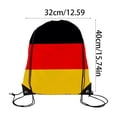 thumbnail image 3 of Flag Drawstring Backpack for Football Matches Sports Sackpack with Team Print | Lightweight Rip-Resistant Nylon Carryall for Soccer Fans | Ideal for Games Daily Use Travel Gym, 3 of 6