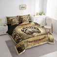 thumbnail image 3 of jejeloiu Wild Bear Paws 7-Piece Twin Bedding Sets,Rustic Farmhouse Bedding Comforter Set,Brown Bohemian Aztec Sheet Sets For Boys Kids,Ultra Soft Home Decor Reversible, 3 of 8